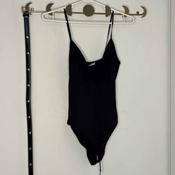ZARA Casual Black Bodysuit NWT - Picture 3 of 7